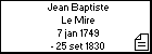 Jean Baptiste Le Mire
