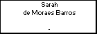 Sarah de Moraes Barros