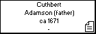 Cuthbert Adamson (father)