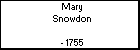 Mary Snowdon