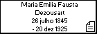 Maria Emilia Fausta Dezousart