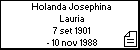 Holanda Josephina Lauria
