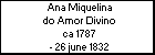 Ana Miquelina do Amor Divino
