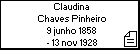 Claudina Chaves Pinheiro