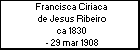 Francisca Ciriaca de Jesus Ribeiro