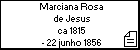 Marciana Rosa de Jesus