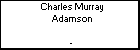 Charles Murray Adamson