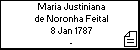 Maria Justiniana de Noronha Feital